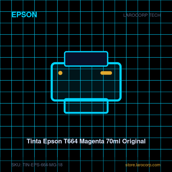 Tinta Epson T664 Magenta 70ml Original