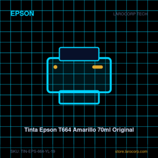 Tinta Epson T664 Amarillo 70ml Original