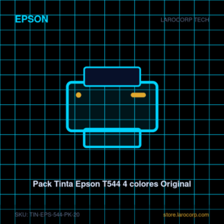 Pack Tinta Epson T544 4 colores Original