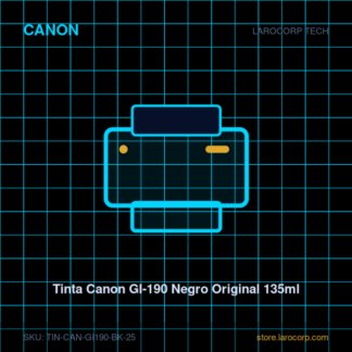 Tinta Canon GI-190 Negro Original 135ml