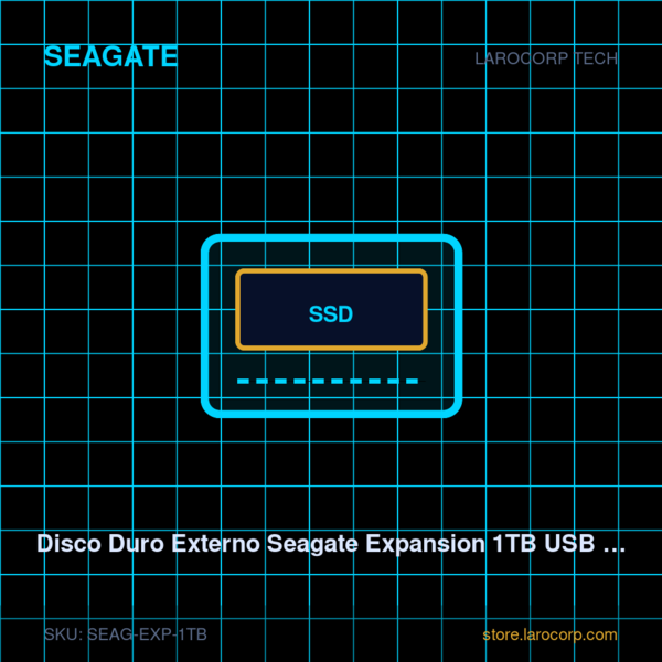 Disco Duro Externo Seagate Expansion 1TB USB 3.0