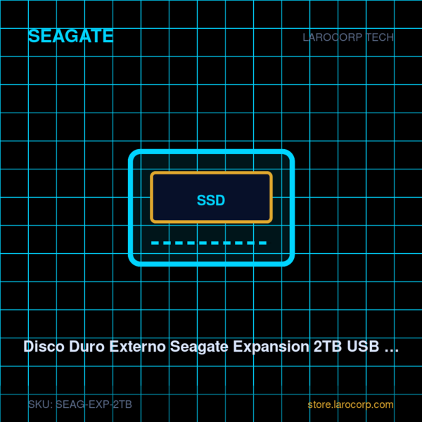 Disco Duro Externo Seagate Expansion 2TB USB 3.0