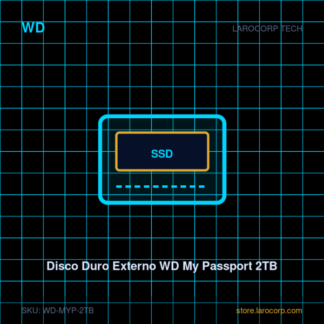 Disco Duro Externo WD My Passport 2TB