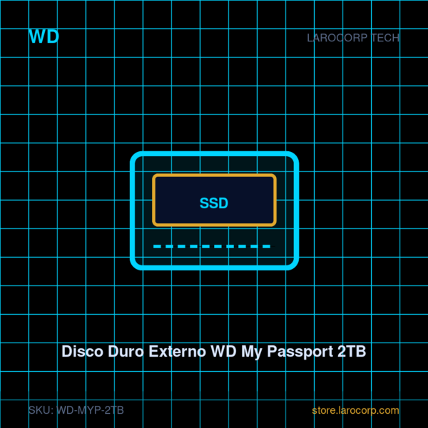 Disco Duro Externo WD My Passport 2TB