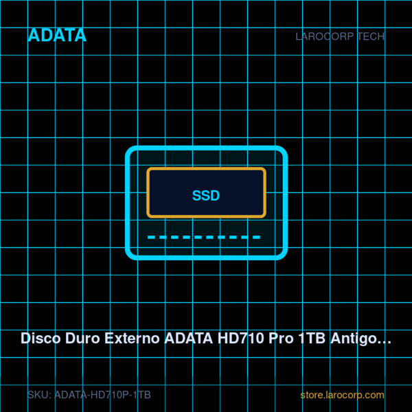 Disco Duro Externo ADATA HD710 Pro 1TB Antigolpes