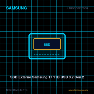 SSD Externo Samsung T7 1TB USB 3.2 Gen 2
