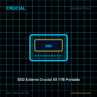 SSD Externo Crucial X8 1TB Portable