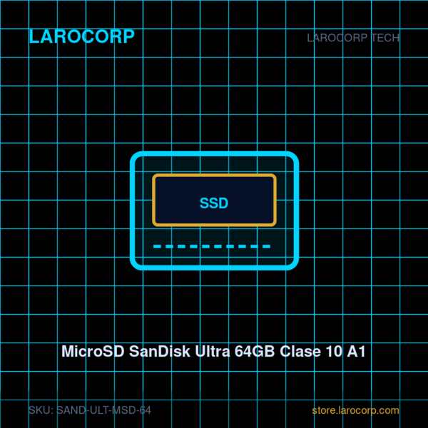 MicroSD SanDisk Ultra 64GB Clase 10 A1