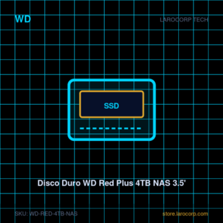 Disco Duro WD Red Plus 4TB NAS 3.5''