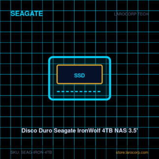 Disco Duro Seagate IronWolf 4TB NAS 3.5''