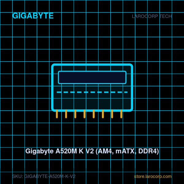 Gigabyte A520M K V2 (AM4, mATX, DDR4)