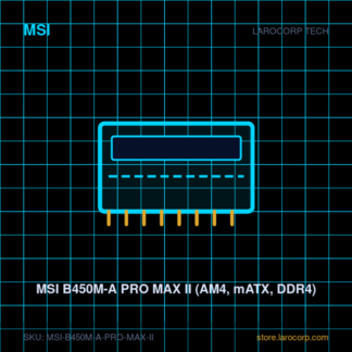 MSI B450M-A PRO MAX II (AM4, mATX, DDR4)