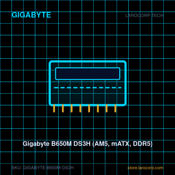 Gigabyte B650M DS3H (AM5, mATX, DDR5)