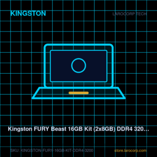 Kingston FURY Beast 16GB Kit (2x8GB) DDR4 3200MHz