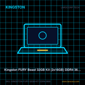 Kingston FURY Beast 32GB Kit (2x16GB) DDR4 3600MHz RGB