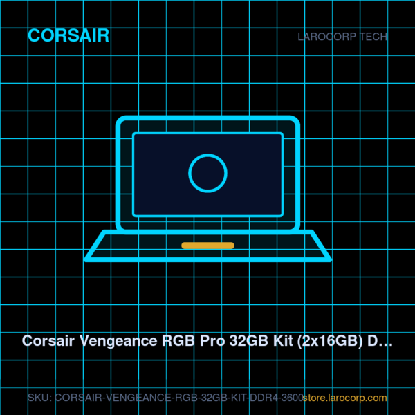 Corsair Vengeance RGB Pro 32GB Kit (2x16GB) DDR4 3600MHz