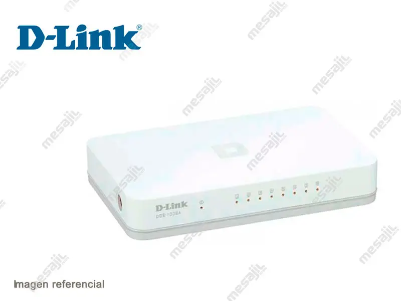 Switch D-Link DGS-1008A 8 Puertos Gigabit 10/100/1000 Mbps