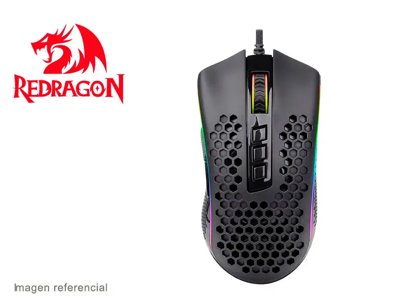 Mouse Gaming Redragon STORM ELITE M988 Hasta 32000 DPI, RGB, 8 botones