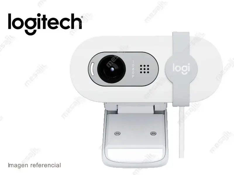 Camara Web Logitech BRIO 100 FHD 1080P USB-A White - Imagen 2