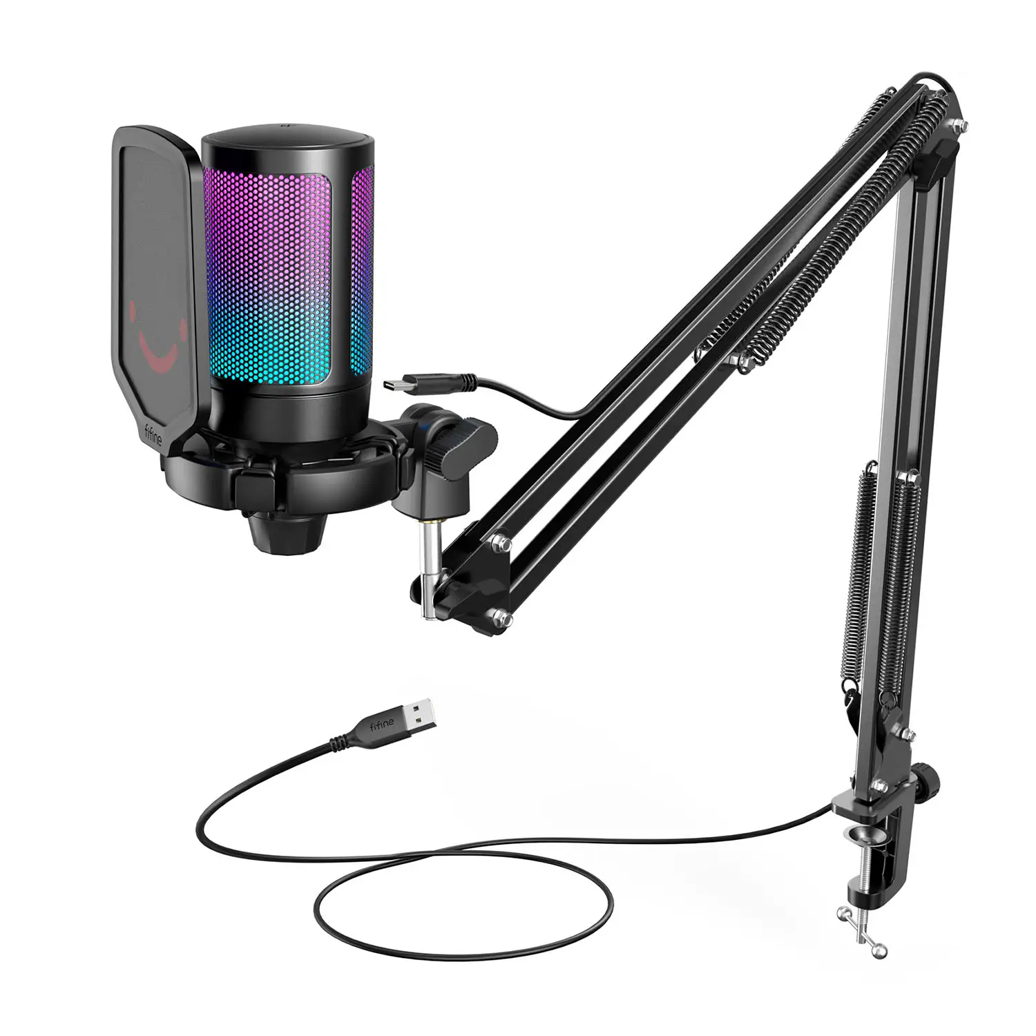Micrófono Fifine A6T BLACK Soporte de brazo - Imagen 3