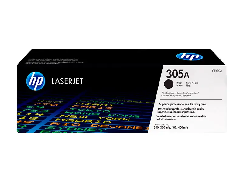 Toner HP 305A CE410A Negro M451dw M475dw 300mfp 400mfp 2090 pag