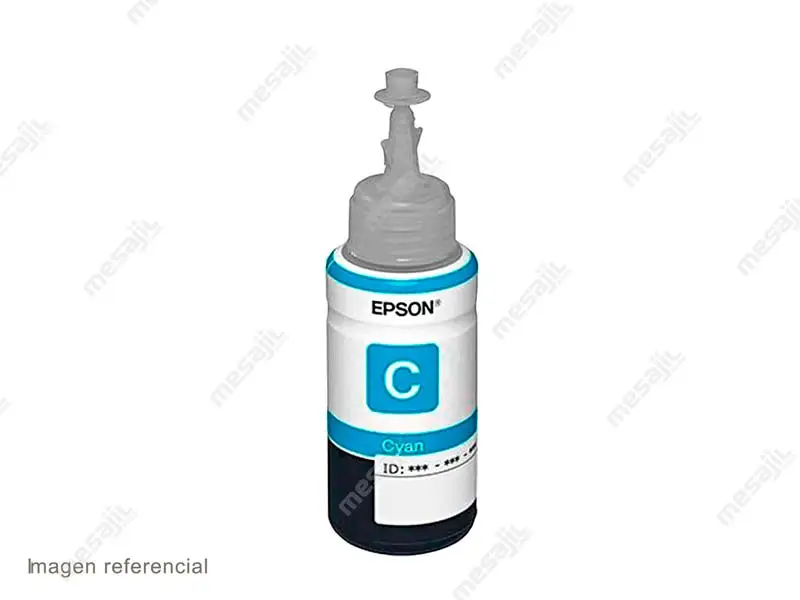 Botella de Tinta Epson T673220 Cian L800/L850/L1800 - Imagen 2