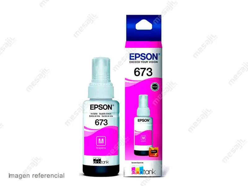 Botella de Tinta Epson T673320 Magenta L800/L850/L1800 - Imagen 2