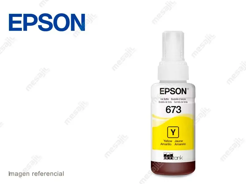 Botella de Tinta Epson T673420 Amarillo L800/L850/L1800