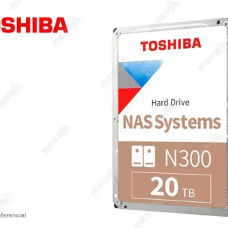 Disco Duro de 20TB Interno Toshiba N300 3.5″ NAS 512MB