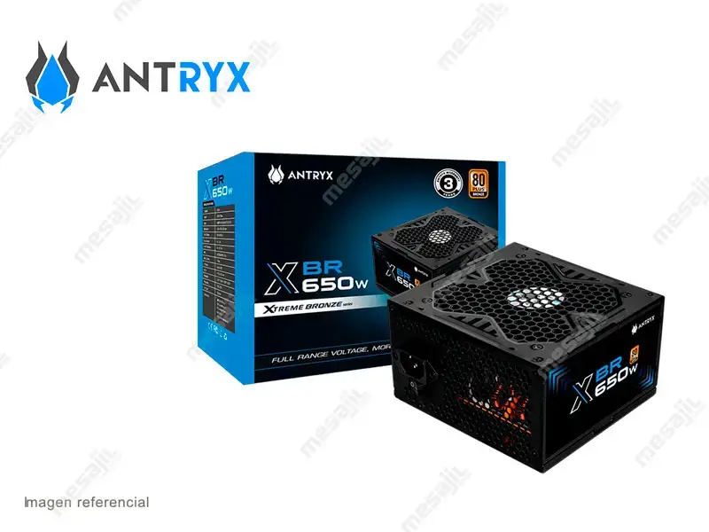 Fuente Antryx 650W XBR-650 80Plus Bronze Black