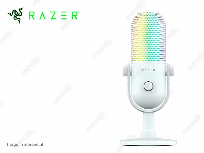 Microfono RAZER SEIREN V3 CHROMA USB RGB White