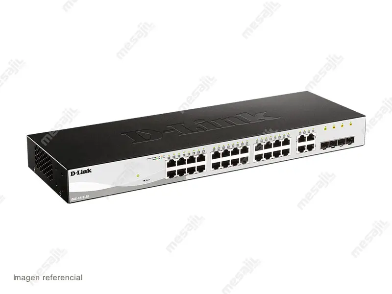 Switch D-Link DGS-1210-28P 24-Port Gigabit Smart Administrable/4port SFP/PoE - Imagen 2