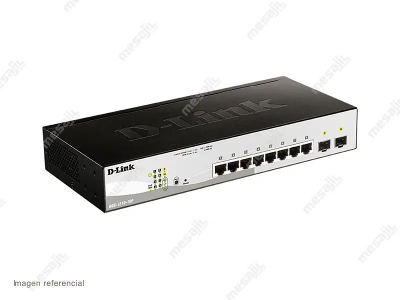 Switch D-Link DGS-1210-10P 8 Puertos Websmart Poe - Imagen 2