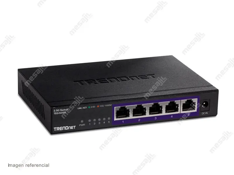 Switch TRENDnet TEG-S350 no administrable 5 port 2.5-Gigabit - Imagen 2