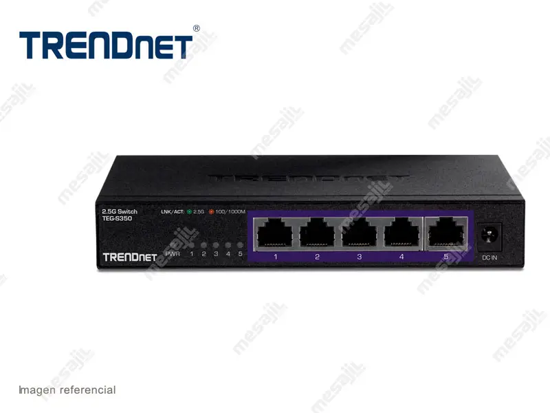 Switch TRENDnet TEG-S350 no administrable 5 port 2.5-Gigabit