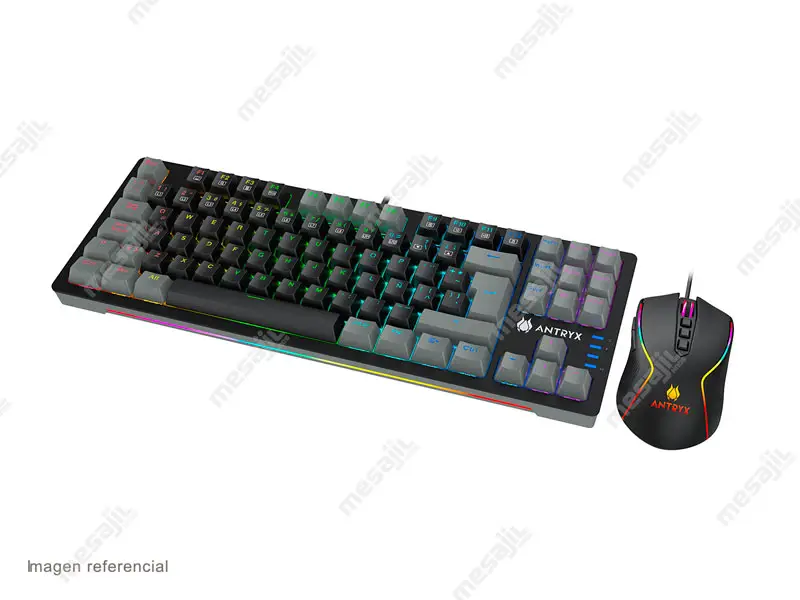 Combo Gaming Antryx Teclado mecanico + mouse GC-5500 Blue Switch - Imagen 3