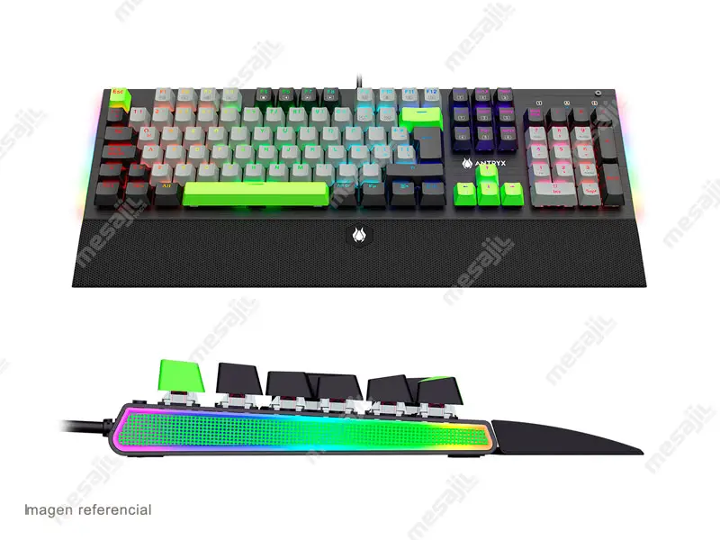 Teclado mecánico Antryx MK ZIGRA Evo Black & Gray , Blue Switch (AMK-900KR1BL-SP) - Imagen 3