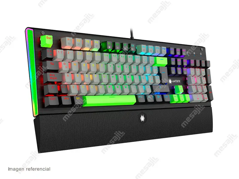 Teclado mecánico Antryx MK ZIGRA Evo Black & Gray , Blue Switch (AMK-900KR1BL-SP) - Imagen 2