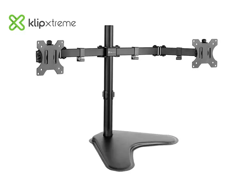 Soporte Klip Xtreme Para 2 Monitores 13″ a 32″ Brazo articulado (KPM-311)