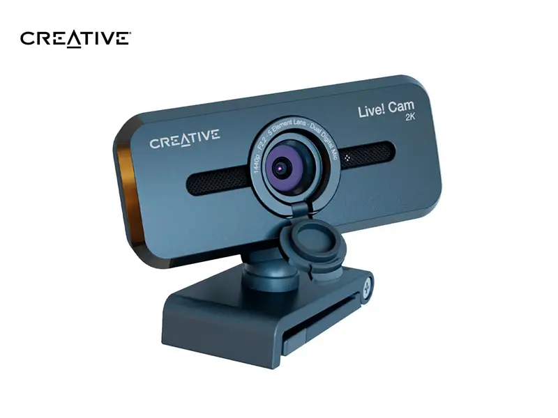 Camara Web Creative LIVE CAM SYNC V3 2K QHD 1440P C/Tapa