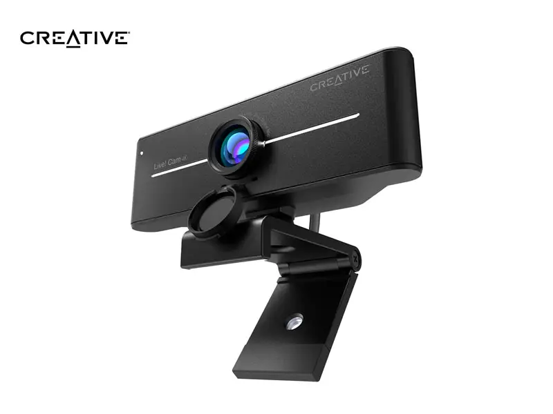 Camara Web Creative LIVE CAM SYNC 4K UHD 2160P C/Tapa