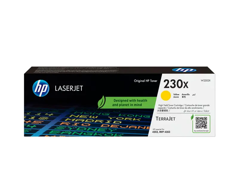 Toner HP 230X W2302X Amarillo 4203 4303 5500 pag
