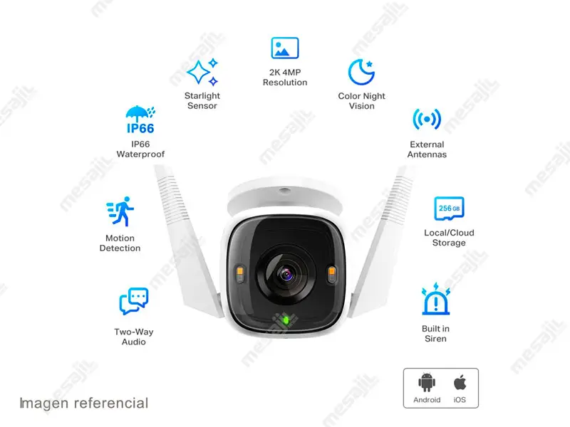 Camara Cloud TP-Link TAPO C320WS FHD Vigilancia - Imagen 2