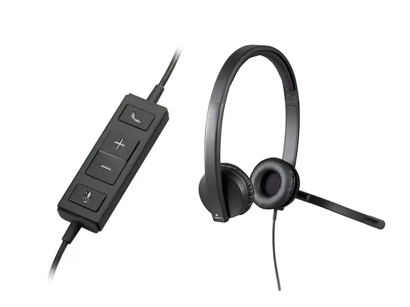 Auricular Logitech B2B H570E USB Stereo Black - Imagen 3