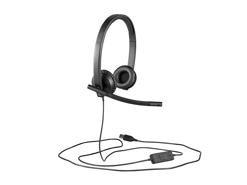 Auricular Logitech B2B H570E USB Stereo Black - Imagen 2
