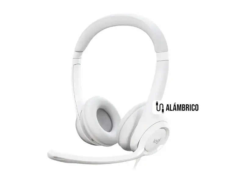 Auricular Logitech H390 USB Noise cancelling White - Imagen 2