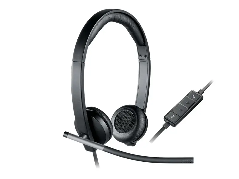 Auricular Logitech B2B H650E USB Stereo Black - Imagen 2