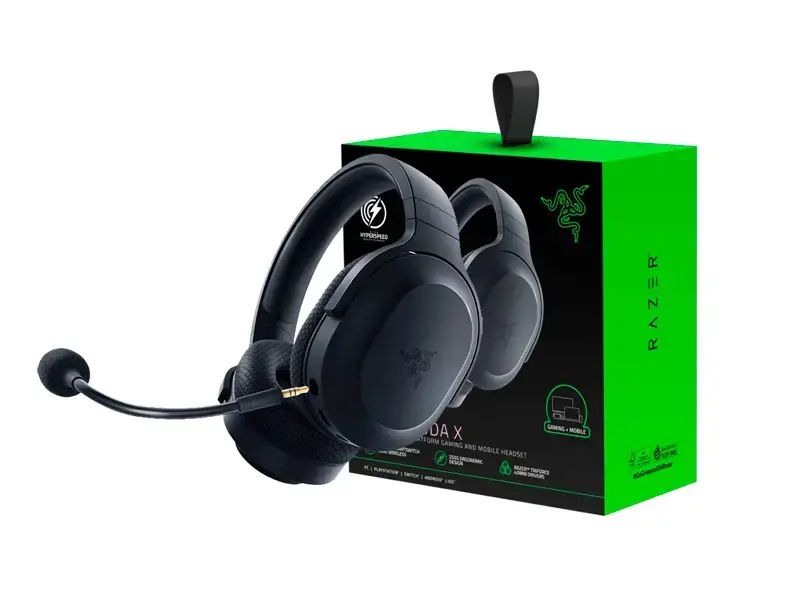 Auricular Gaming Razer Barracuda x 2022 50H Wireless Bluetooth 3.5 mm SmartSwich Black - Imagen 3