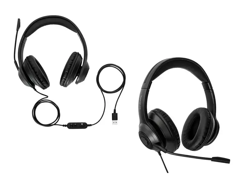 Audifono con Microfono Targus AEH102TT B2B USB Stereo OVER-EAR Black - Imagen 3