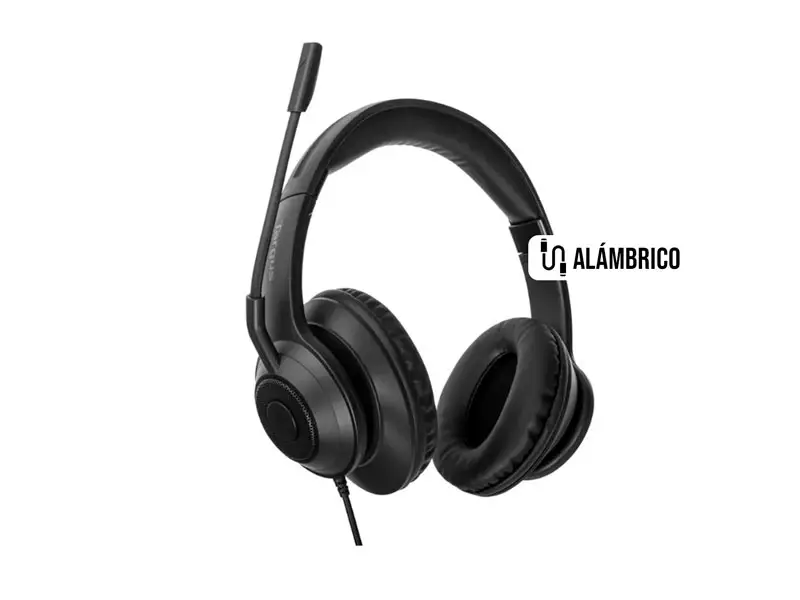 Audifono con Microfono Targus AEH102TT B2B USB Stereo OVER-EAR Black